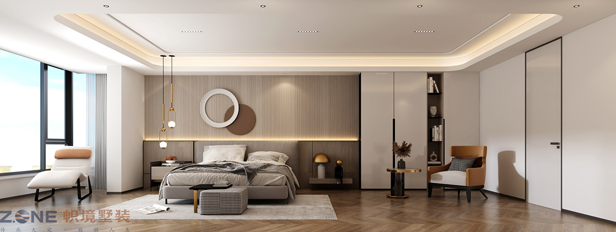 中建江山壹號260㎡雅致現代大平層 裝修案例效果圖-12