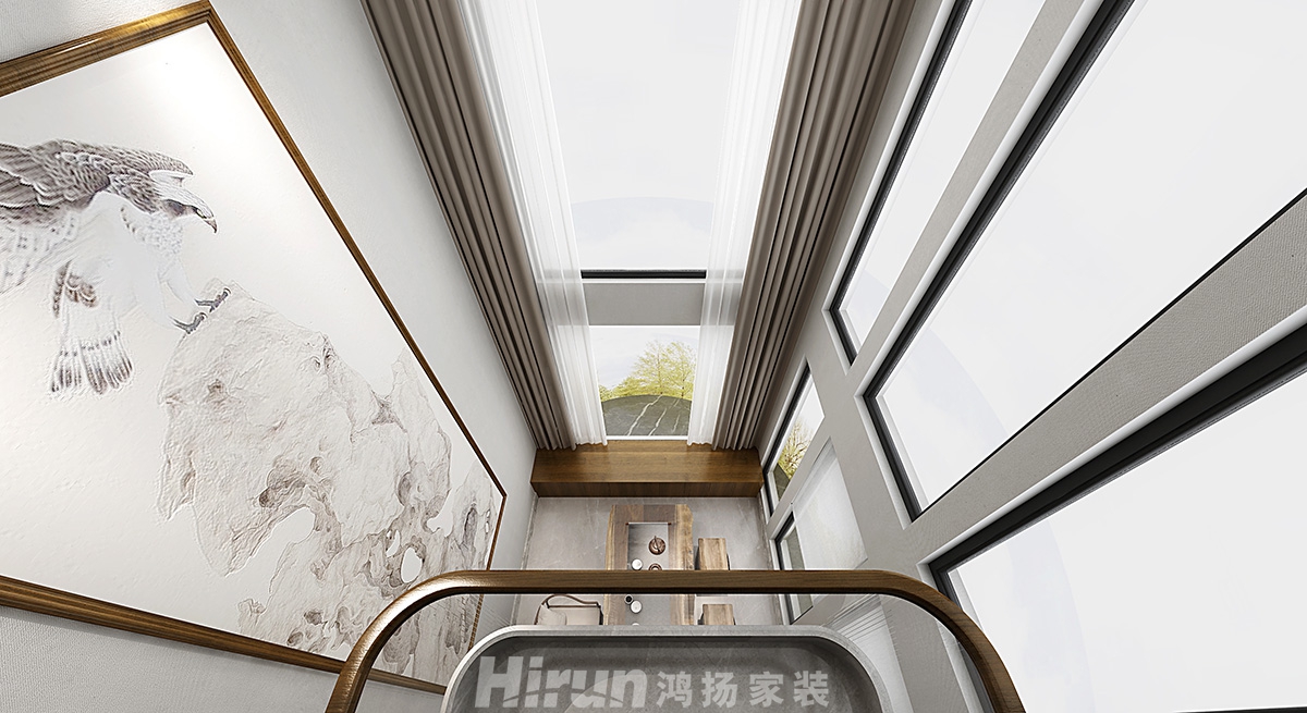 金地三千府260㎡復(fù)合寫意大平層 裝修案例效果圖-2-6