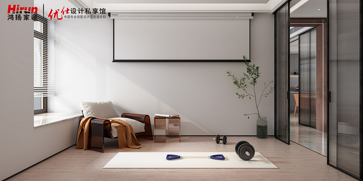 明昇壹城220㎡雅致現代四居室 裝修案例效果圖-2-7