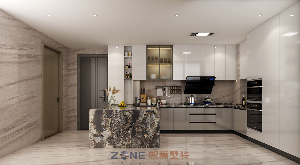 中建江山壹號260㎡雅致現代大平層 裝修案例效果圖-9