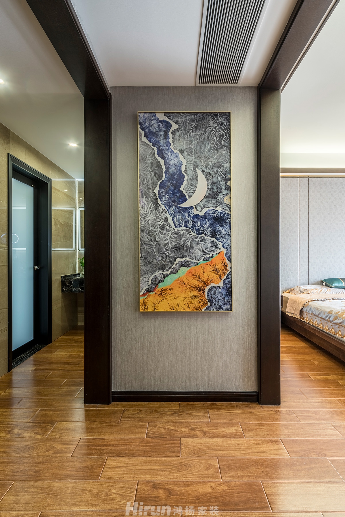 德景園160㎡復(fù)合寫(xiě)意四居室 裝修案例效果圖-15