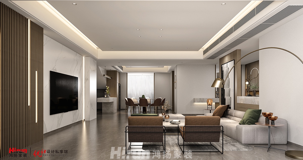 歸心苑260㎡北歐之光復式 裝修案例效果圖-12323