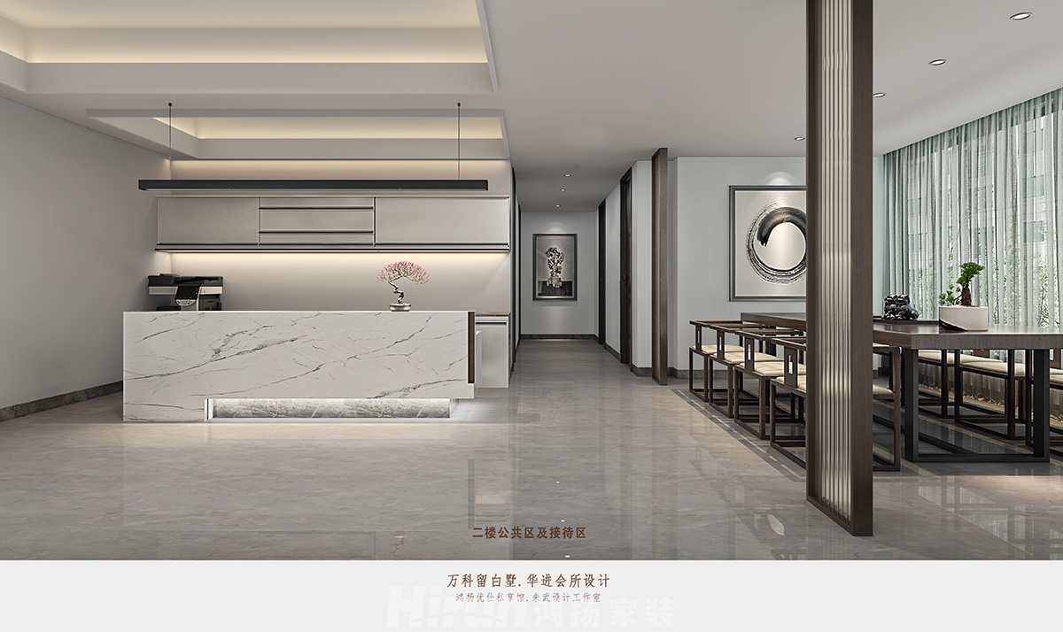 萬科留白墅800㎡寫意木構(gòu)會所 裝修案例效果圖-2.6