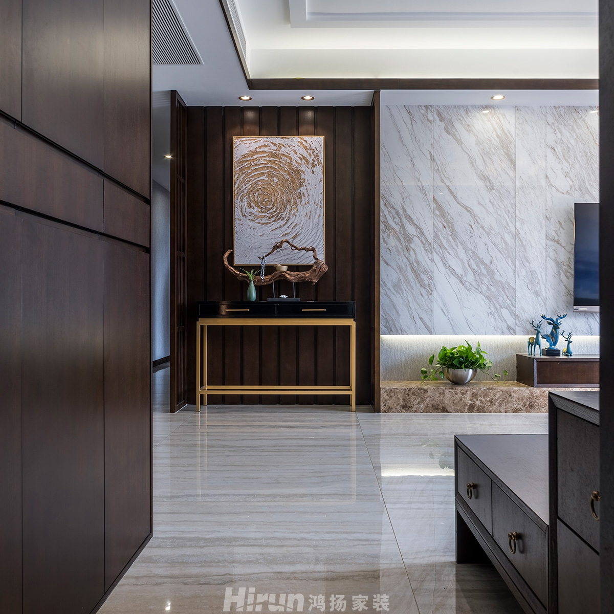 德景園160㎡復(fù)合寫(xiě)意四居室 裝修案例效果圖-46--1x1構(gòu)圖