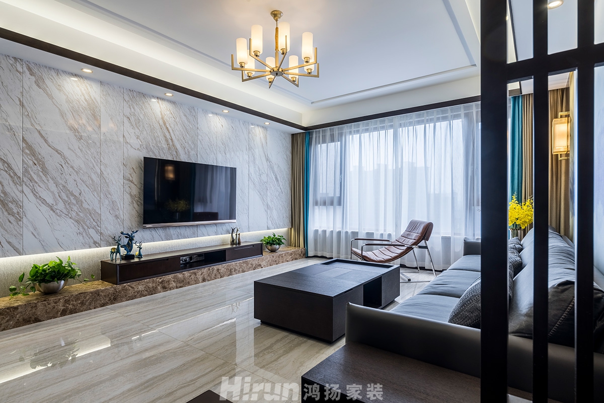 德景園160㎡復(fù)合寫(xiě)意四居室 裝修案例效果圖-40