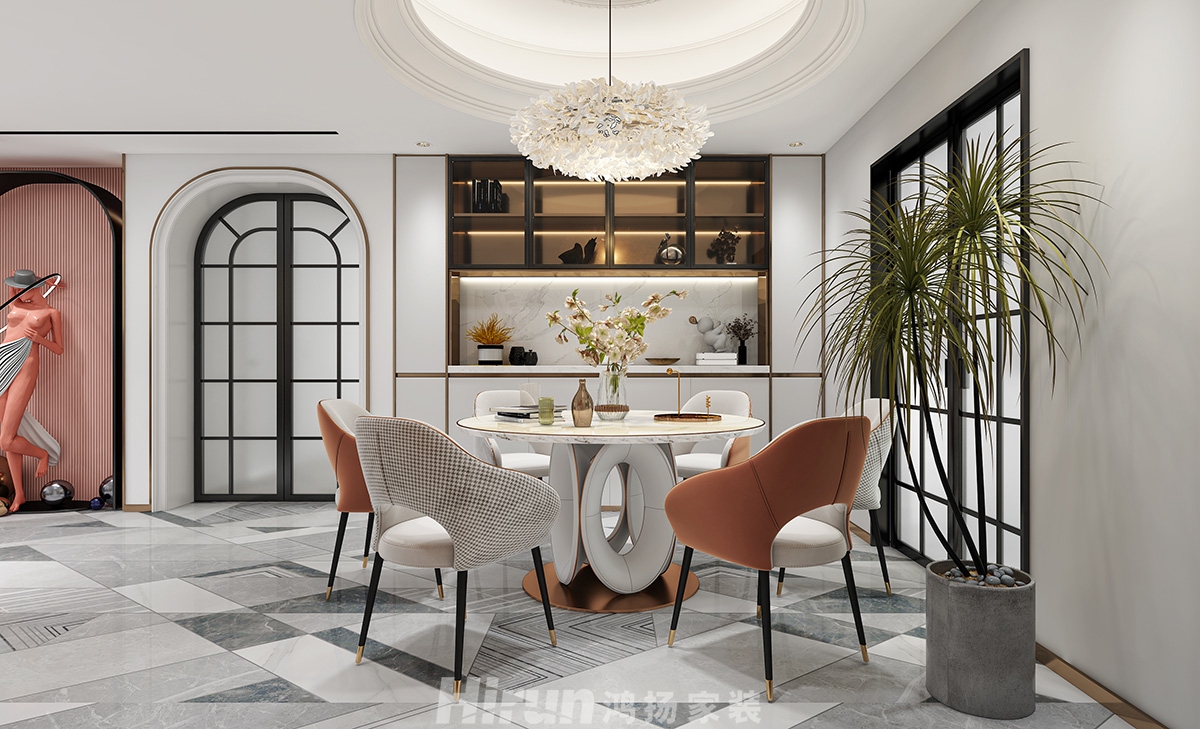 保利天禧260㎡新裝飾主義大平層 裝修案例效果圖-6