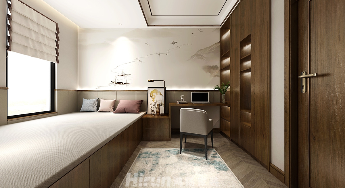 金地三千府260㎡復(fù)合寫意大平層 裝修案例效果圖-3-2