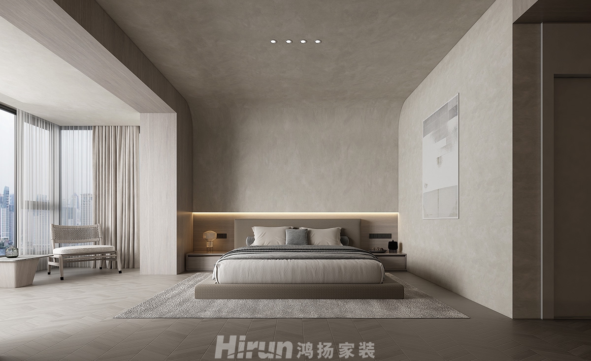 中建江山壹號(hào)260㎡雅致現(xiàn)代大平層 裝修案例效果圖-8