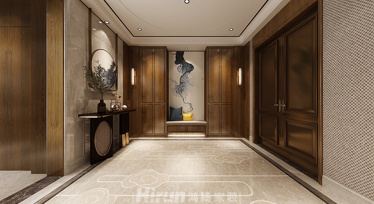 金地三千府260㎡復(fù)合寫意大平層 裝修案例效果圖-2-2