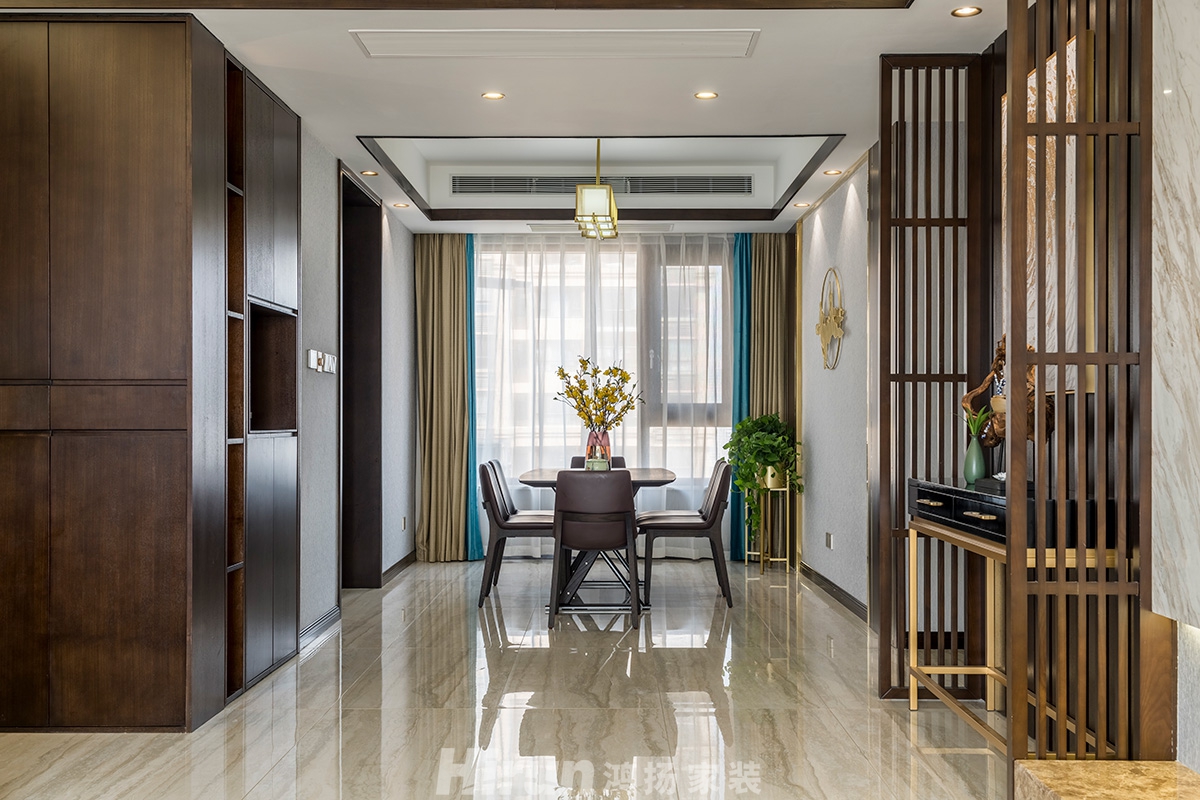 德景園160㎡復(fù)合寫(xiě)意四居室 裝修案例效果圖-27