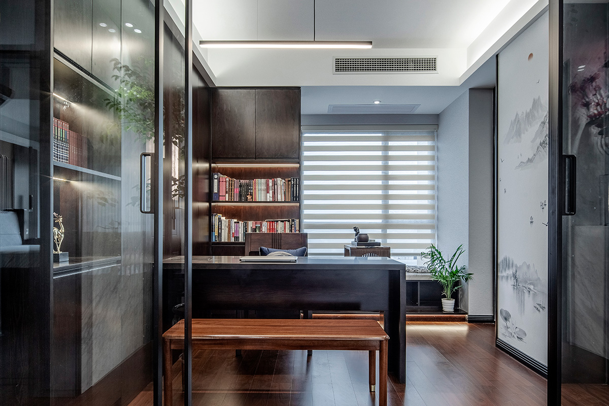 天潤尚城140㎡復合寫意四居室 裝修案例效果圖-_Z6A0115-HDR