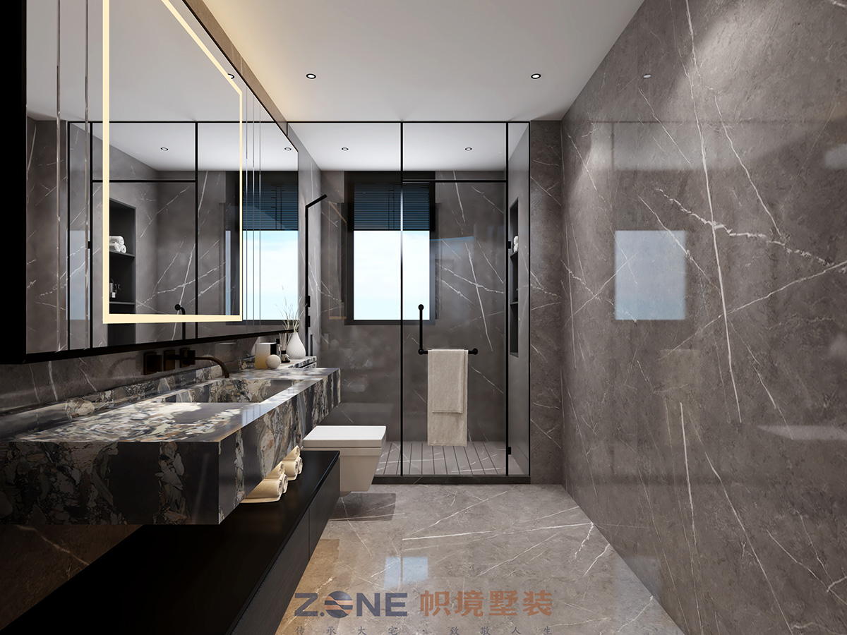 中建江山壹號260㎡雅致現代大平層 裝修案例效果圖-11