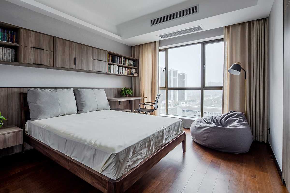 天潤尚城140㎡復合寫意四居室 裝修案例效果圖-_Z6A0190-HDR