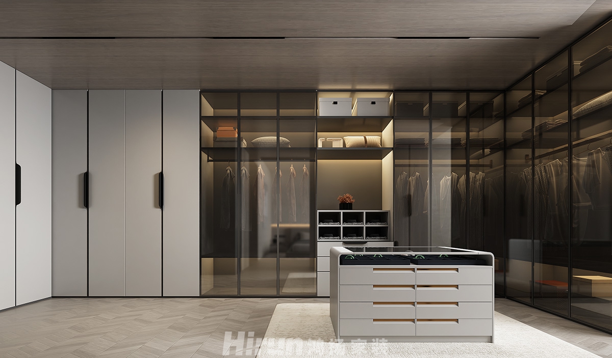 中建江山壹號(hào)260㎡雅致現(xiàn)代大平層 裝修案例效果圖-9