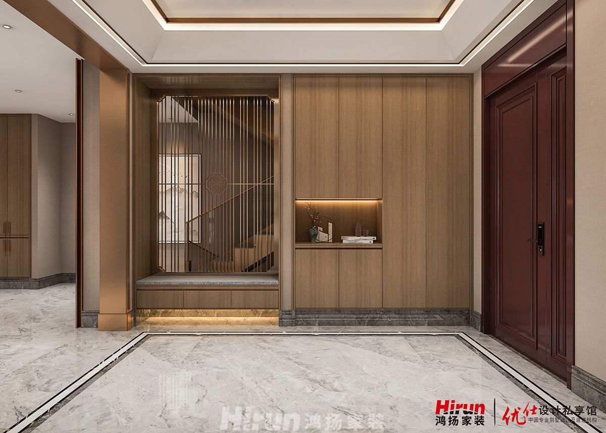 青竹湖450㎡意境東方別墅 裝修案例效果圖-1-2