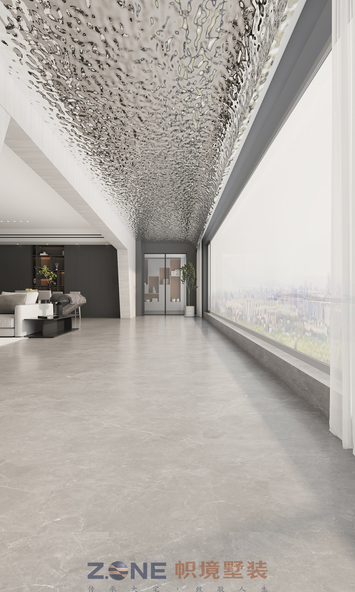 中建江山壹號260㎡雅致現代大平層 裝修案例效果圖-6