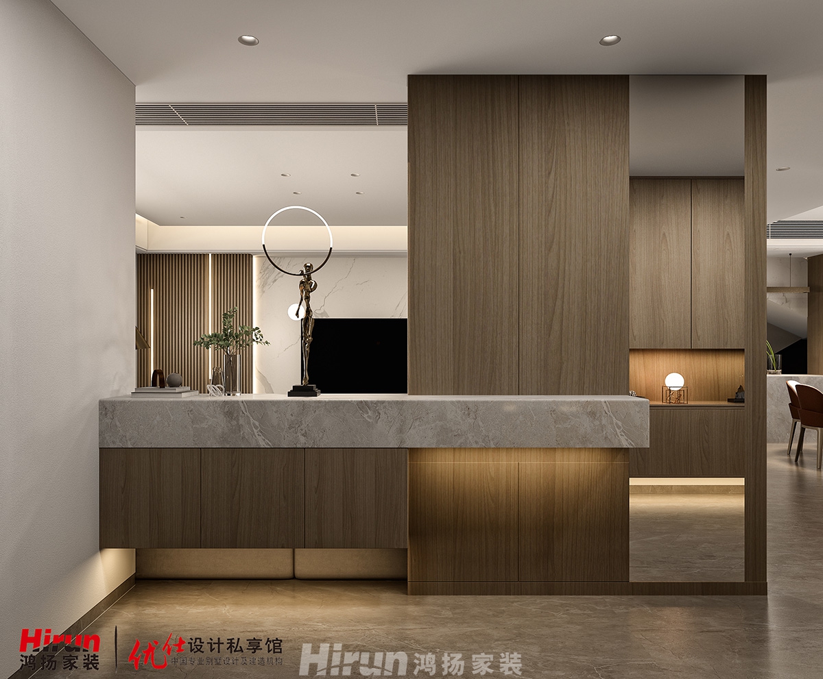 歸心苑260㎡北歐之光復式 裝修案例效果圖-門廳