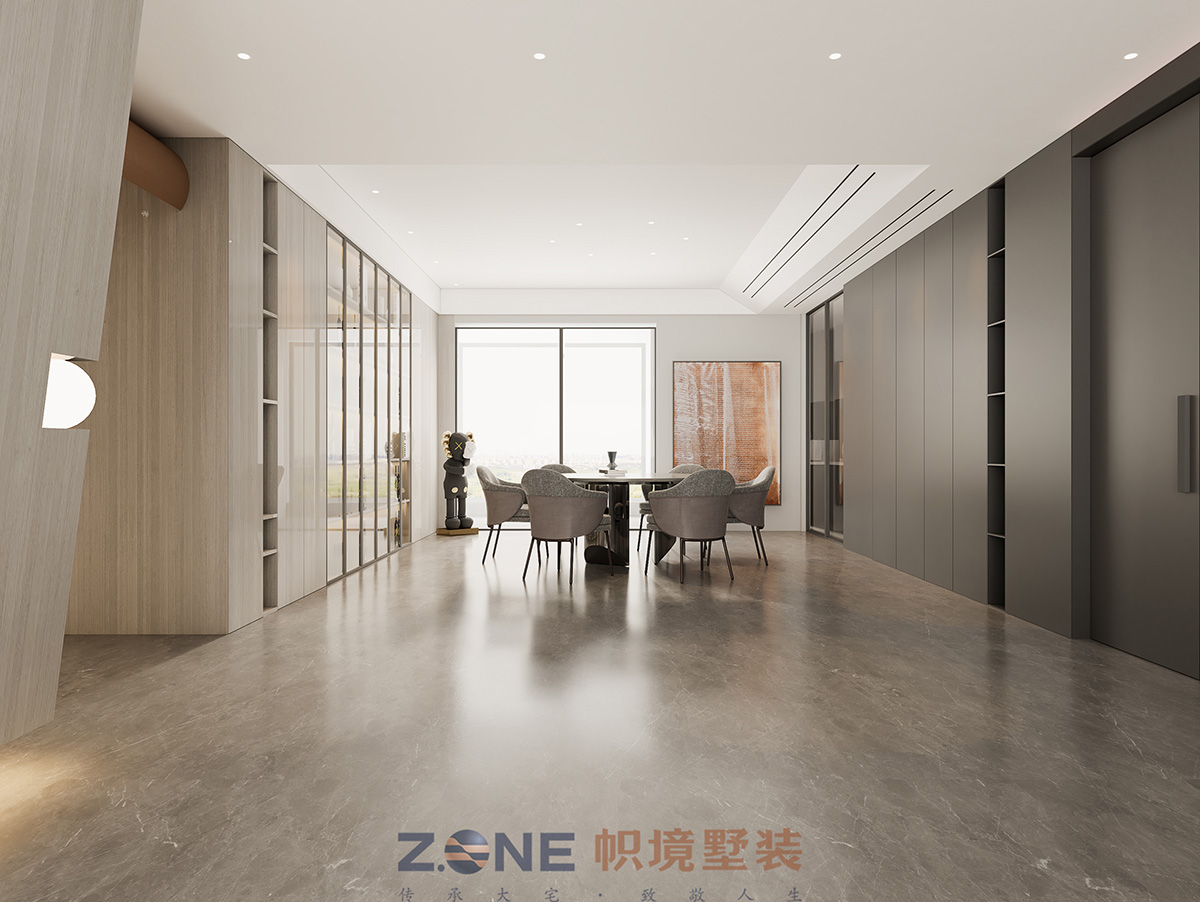 中建江山壹號260㎡雅致現代大平層 裝修案例效果圖-7