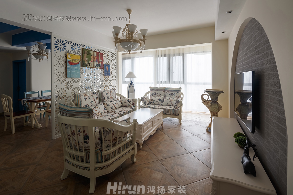 星城書院175㎡異域風情四居室 裝修案例效果圖-01