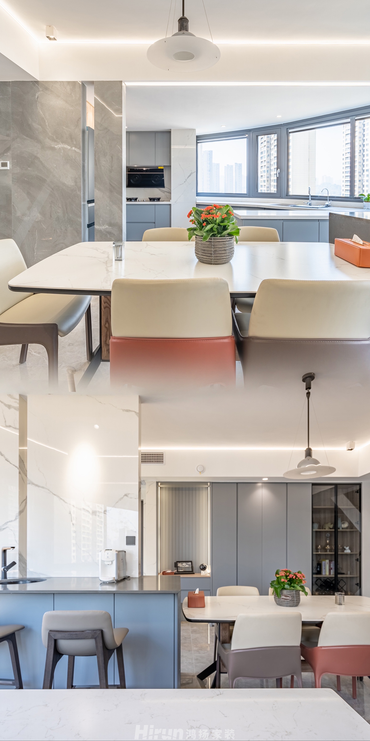 達美美立方200㎡雅致現代復式 裝修案例實景圖-封面