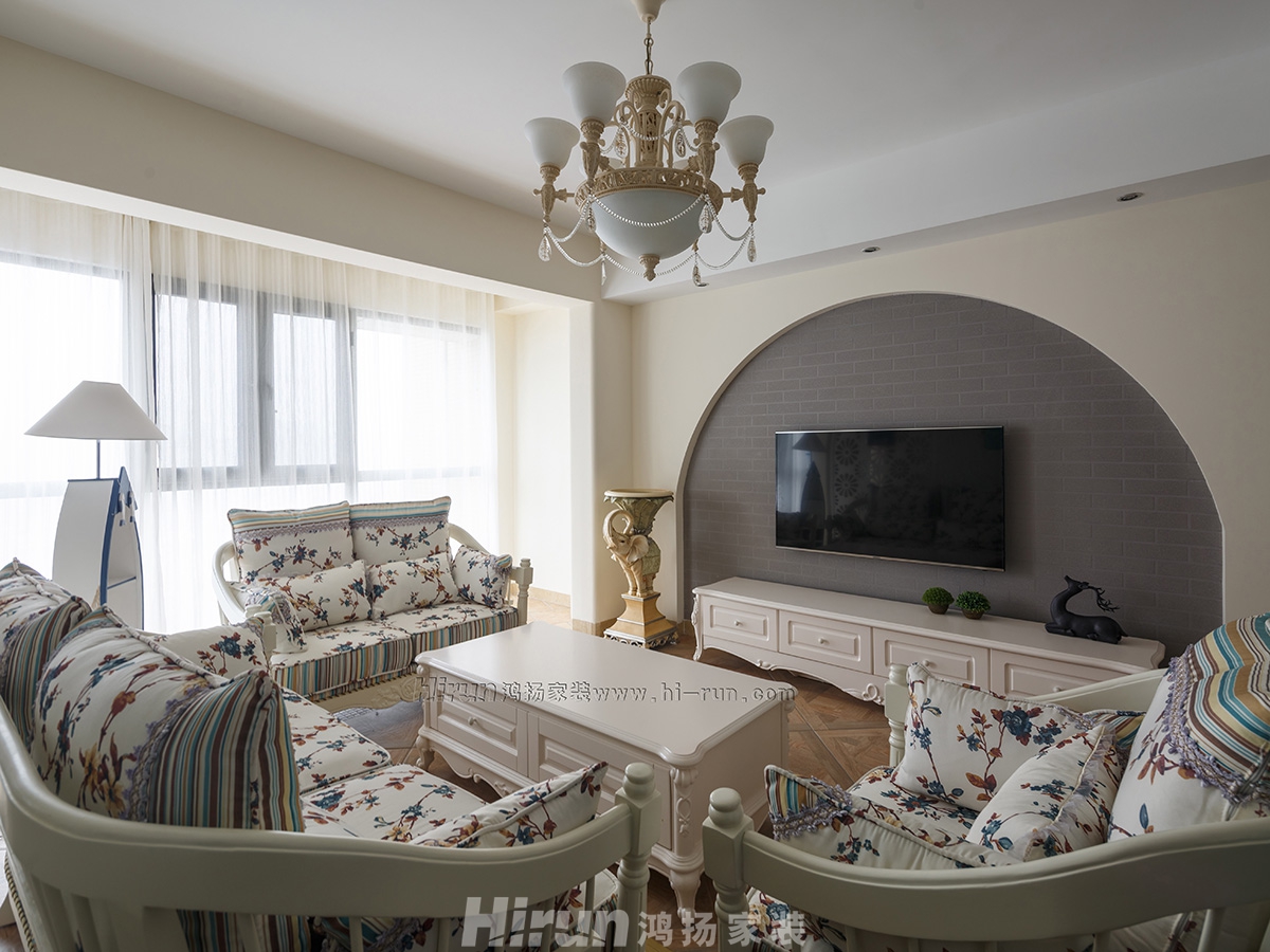 星城書院175㎡異域風情四居室 裝修案例效果圖-06