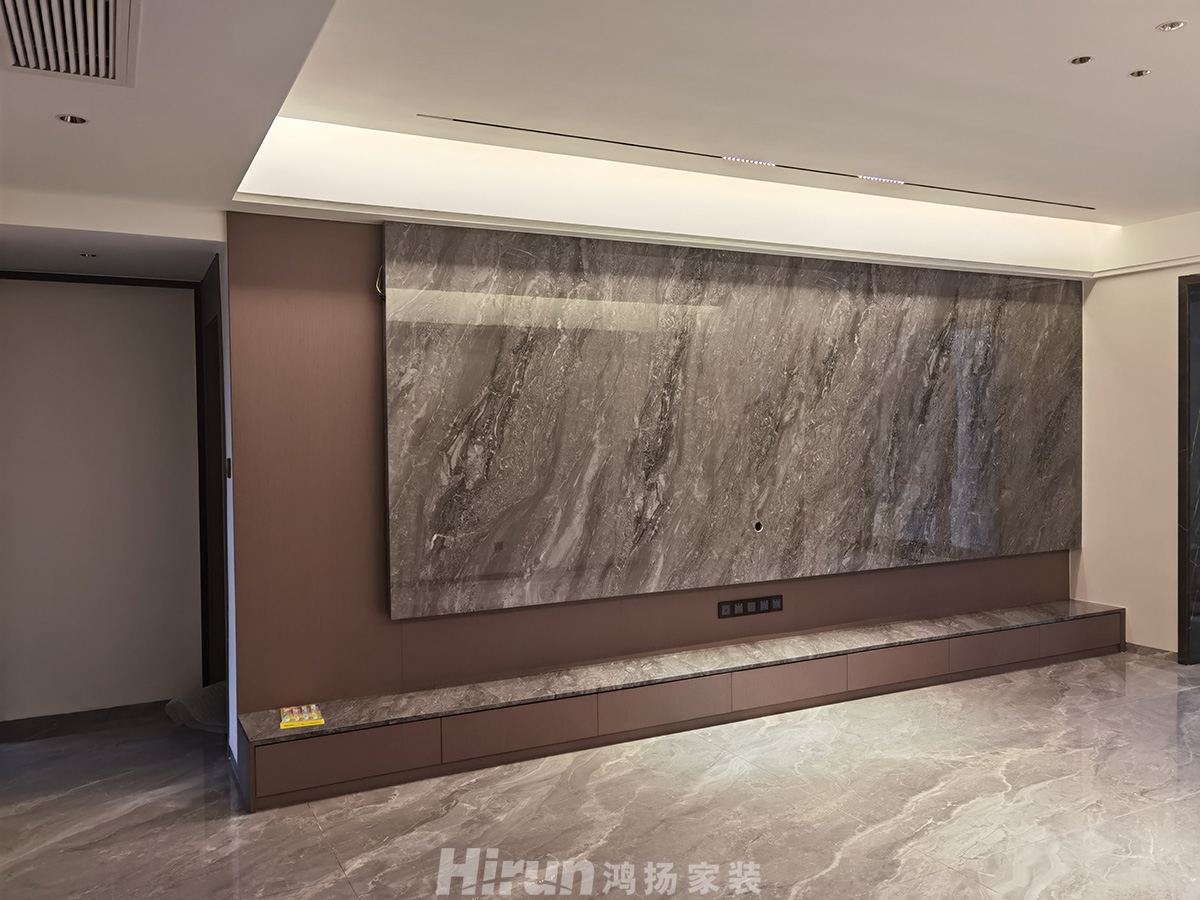 紫宸瀾山140㎡雅致現代四居室 裝修案例實景圖-8