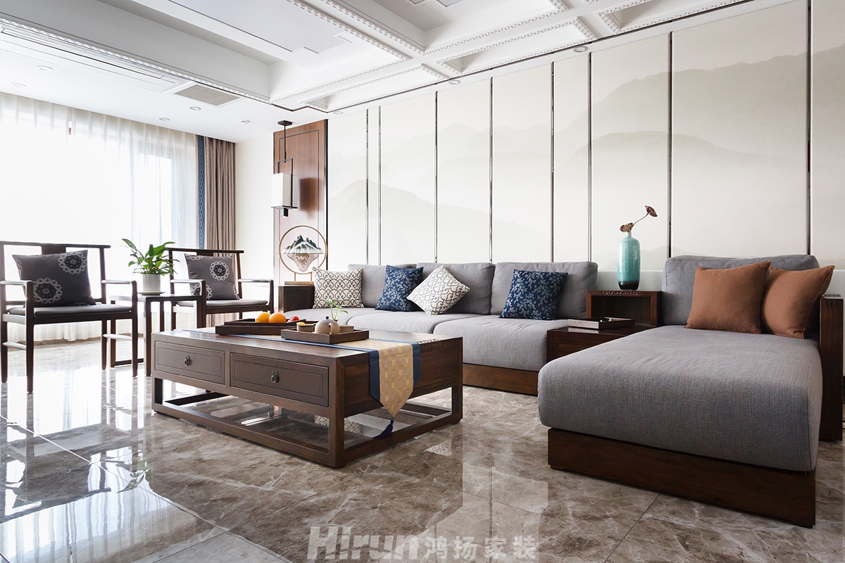 保利西海岸240㎡復合寫意復式 裝修案例實景圖-單總家-(10)