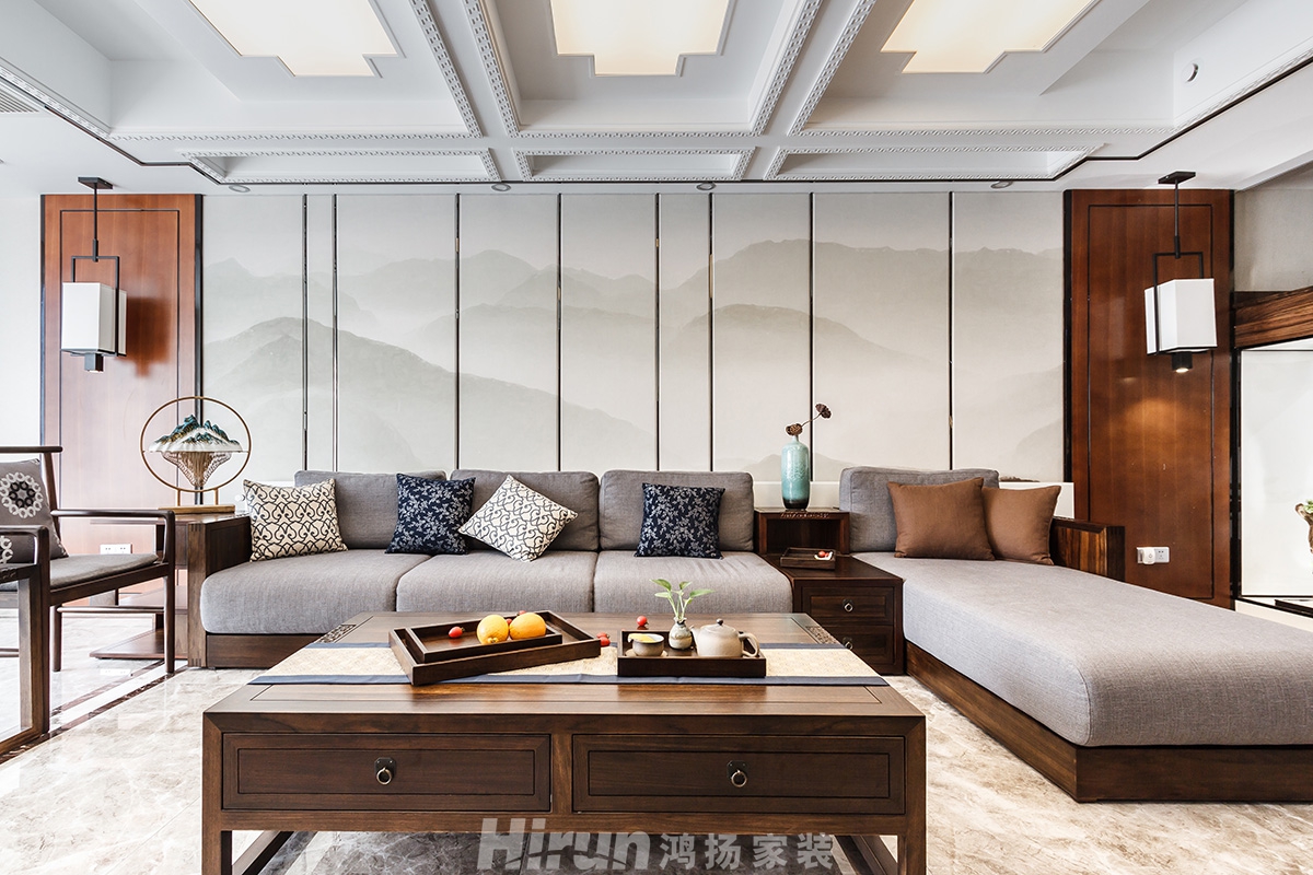 保利西海岸240㎡復合寫意復式 裝修案例實景圖-單總家照片-(5)