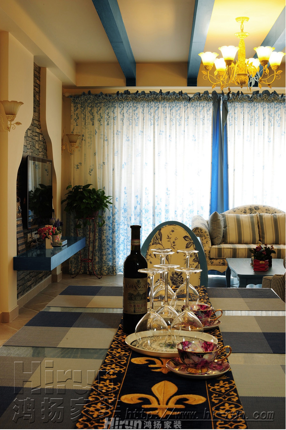 愛琴海岸170㎡異域風情四居室 裝修案例效果圖-DSC_2294