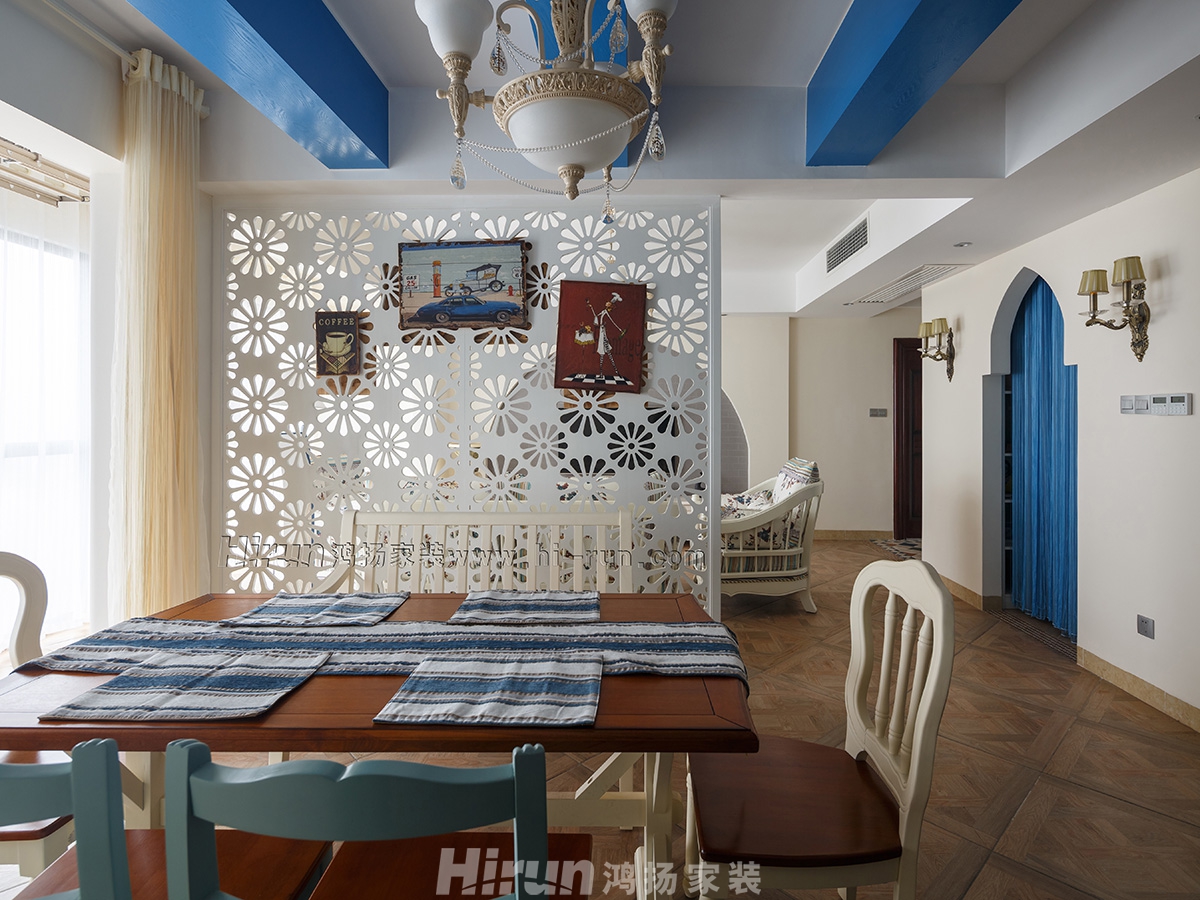 星城書院175㎡異域風情四居室 裝修案例效果圖-16