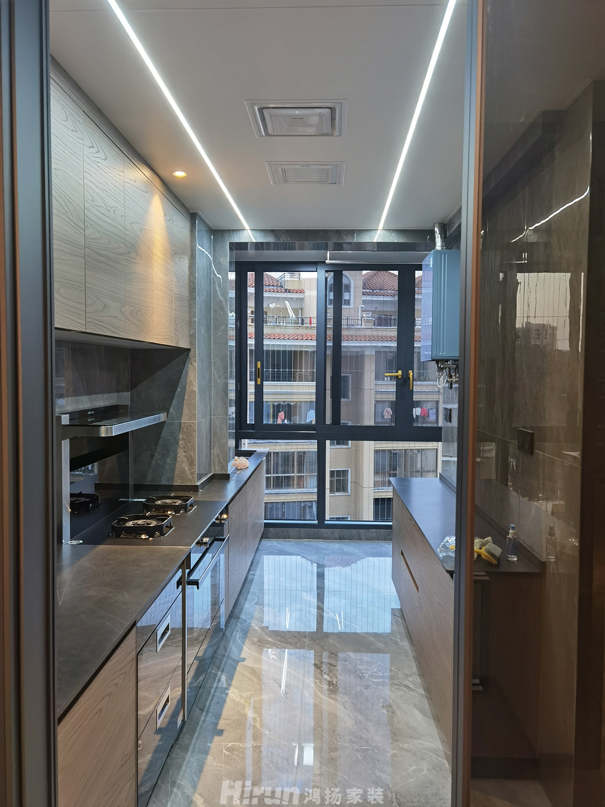 紫宸瀾山140㎡雅致現代四居室 裝修案例實景圖-13