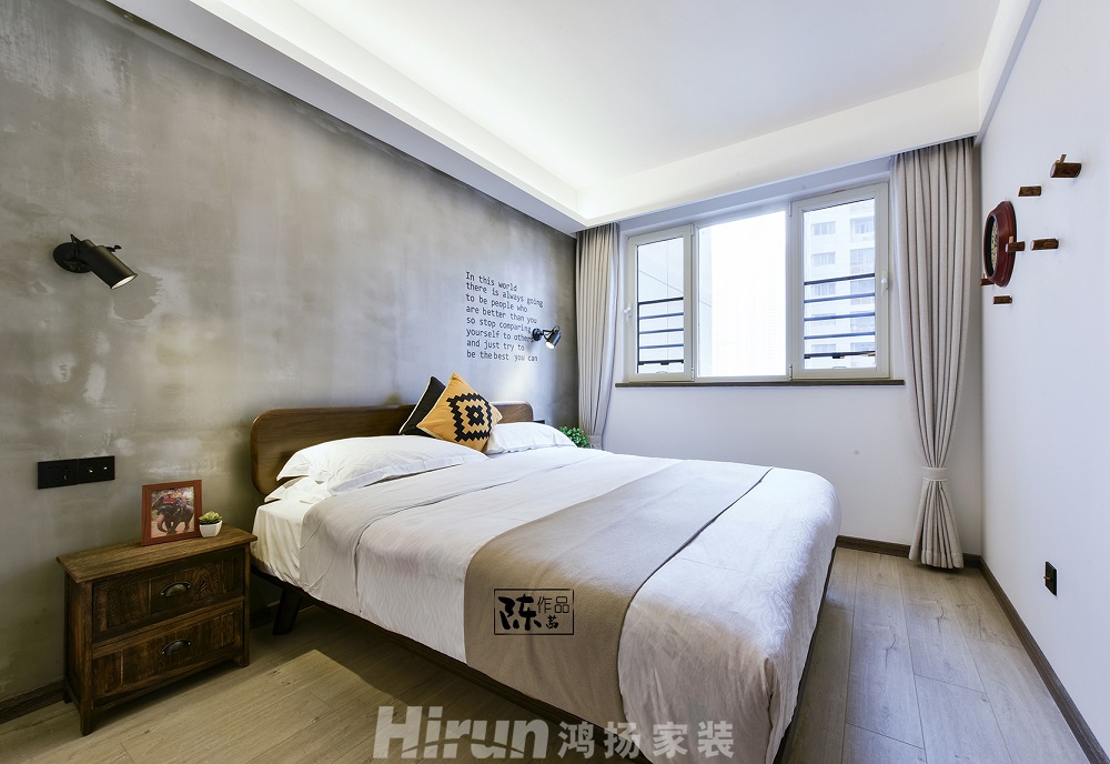 北辰三角洲136㎡工業再造四居室 裝修案例效果圖-012