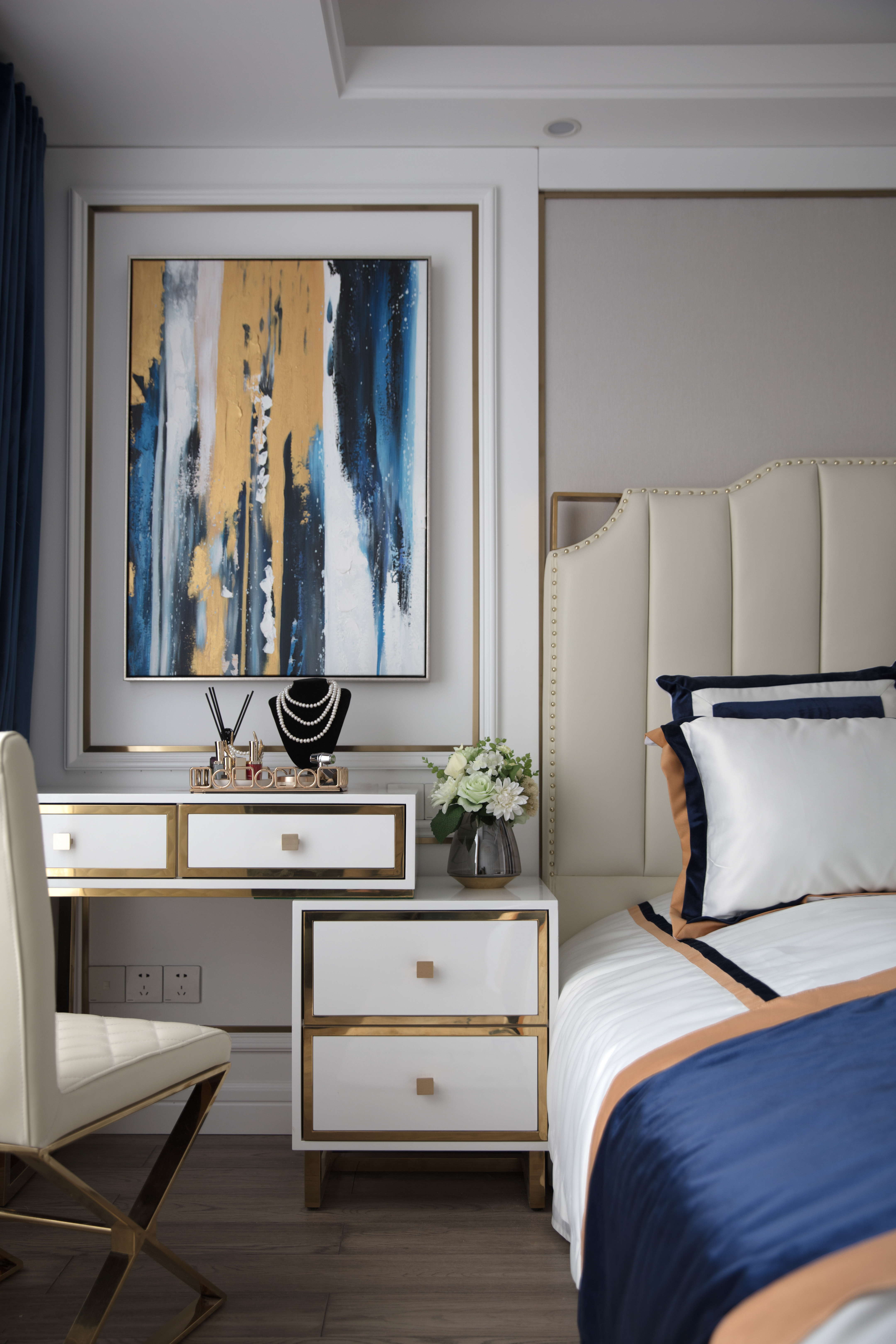 萬博匯140㎡新裝飾主義三居室 裝修案例效果圖-swsy2019_17_看圖王