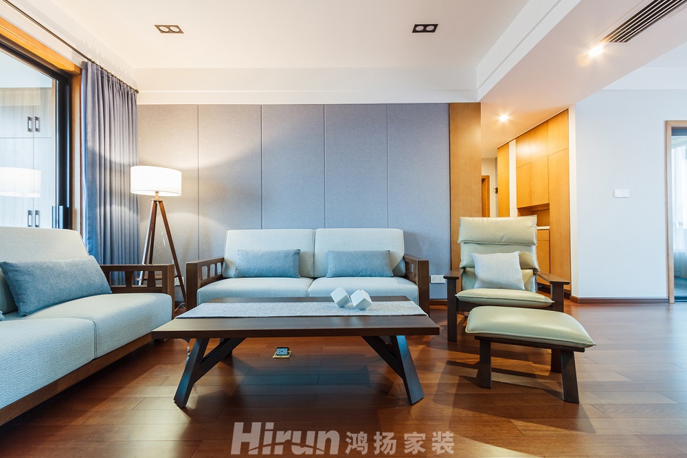 雅和苑118㎡北歐之光三居室 裝修案例效果圖-3