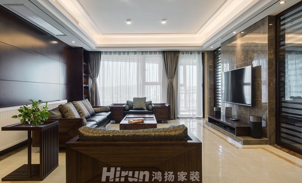 潮宗御苑160㎡寫意木構四居室 裝修案例效果圖-_Q2A5646- (10)