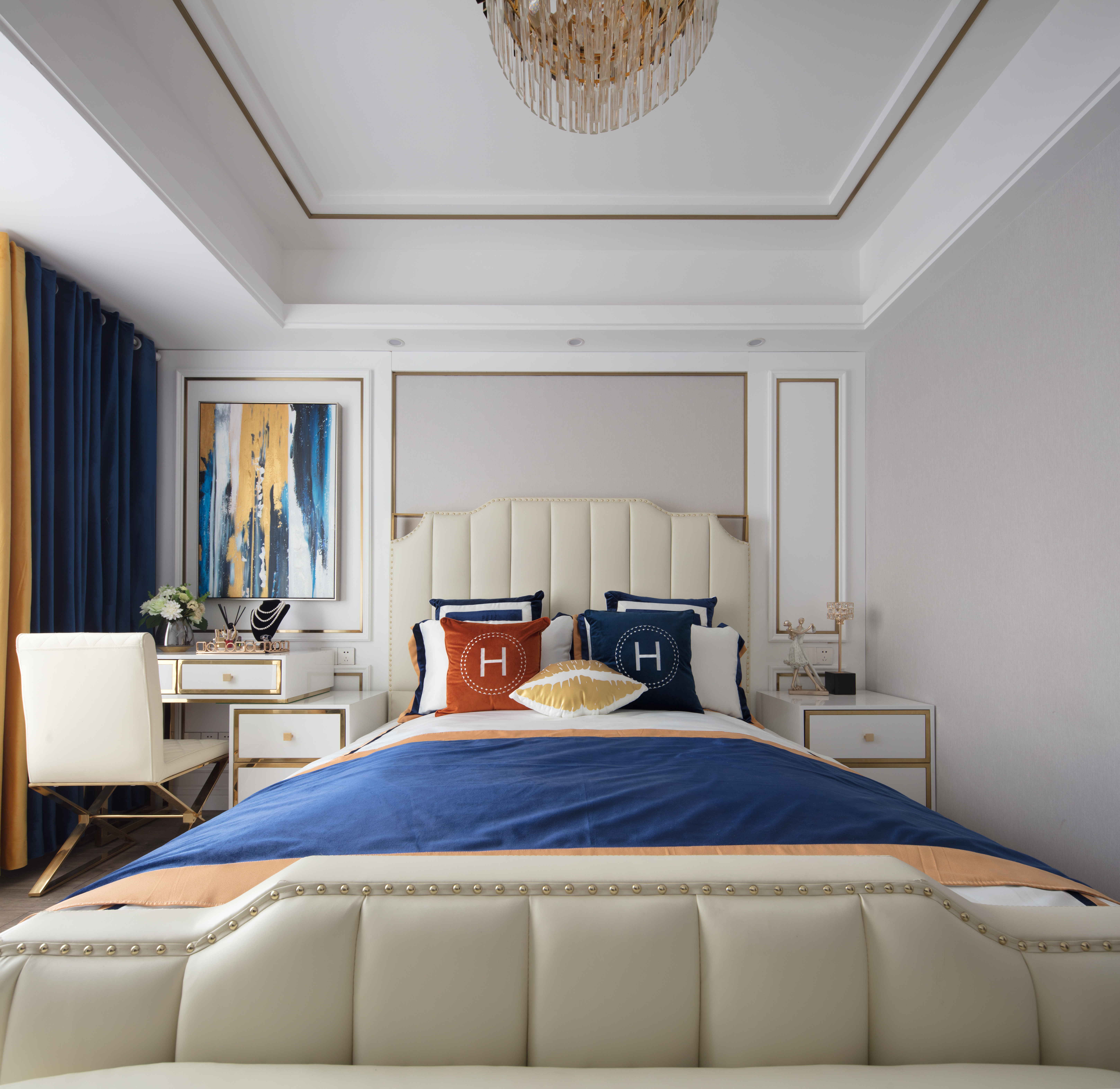 萬博匯140㎡新裝飾主義三居室 裝修案例效果圖-swsy2019_22_看圖王