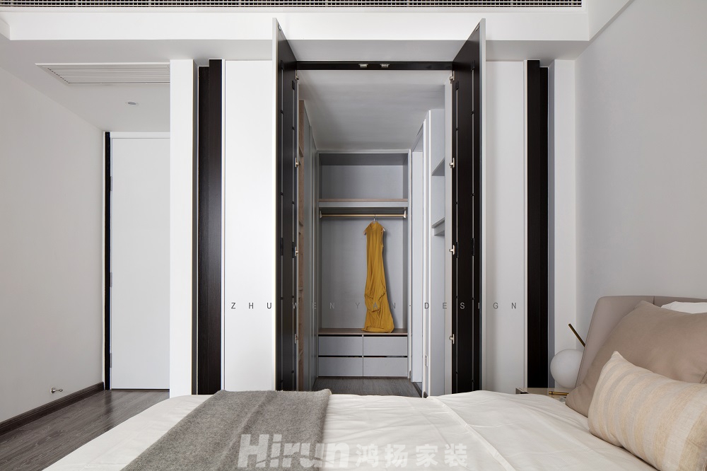 奧林匹克花園130㎡雅致現代四居室 裝修案例效果圖-19