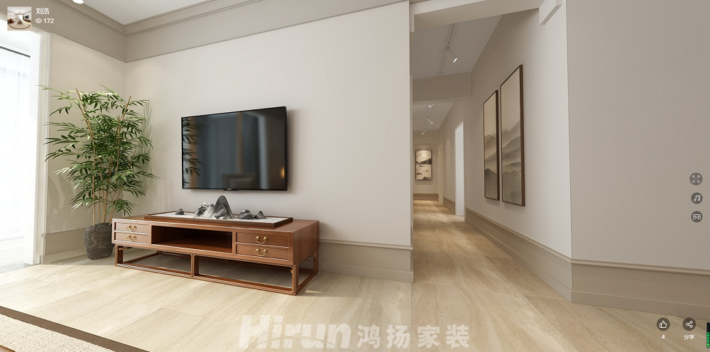 金茂灣160㎡意境東方四居室 裝修案例效果圖-微信截圖_20210526170945