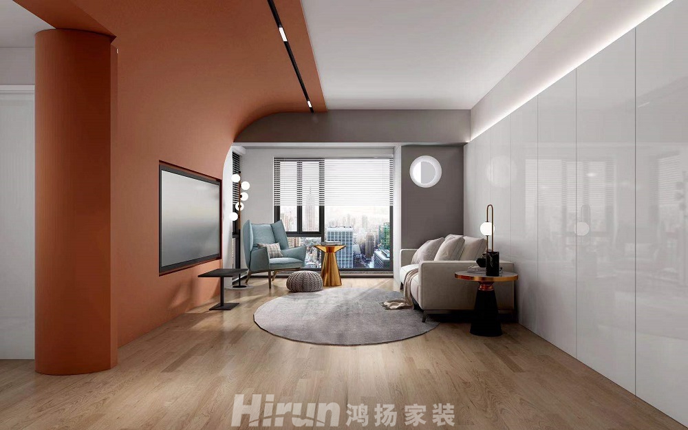 北辰三角洲100㎡優雅繽紛三居室 裝修案例效果圖-e7aa2dbfb69dfe84917f37863c6ff74