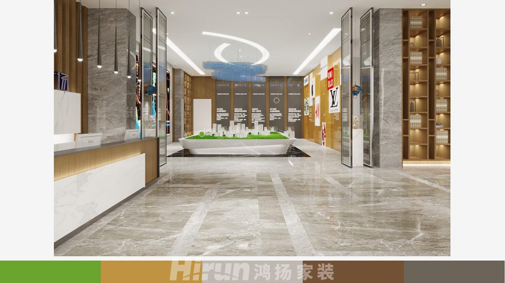 東城時代廣場800㎡商鋪 裝修案例效果圖-4