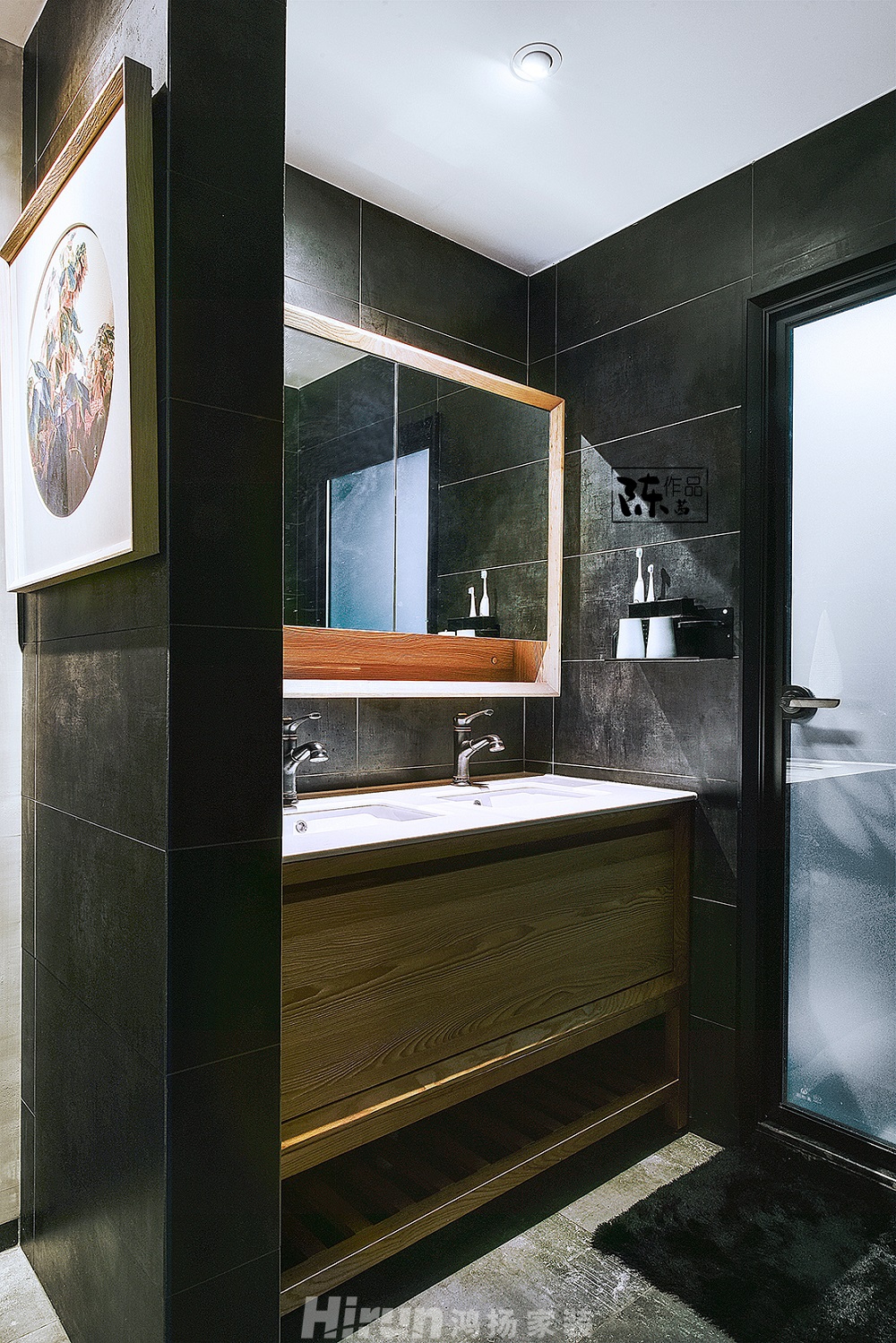 北辰三角洲136㎡工業再造四居室 裝修案例效果圖-016