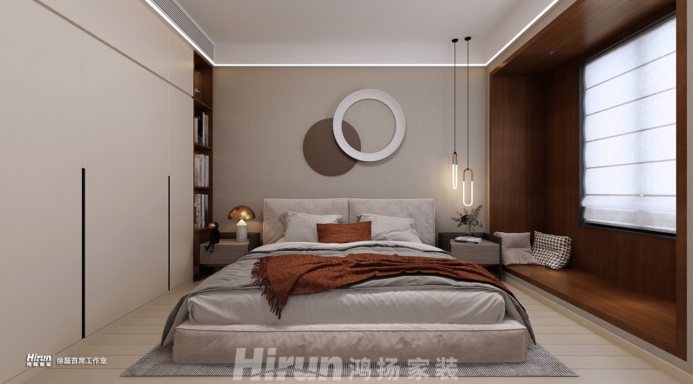 九華湖壹號300㎡復合寫意大平層 裝修案例效果圖-10客房副本111