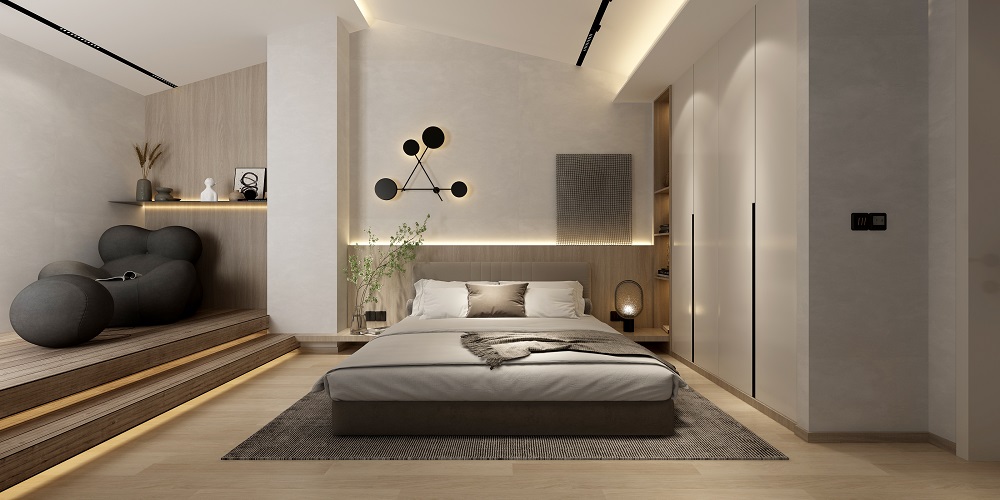 東方名苑首府300㎡意境東方別墅 裝修案例效果圖-兒子房