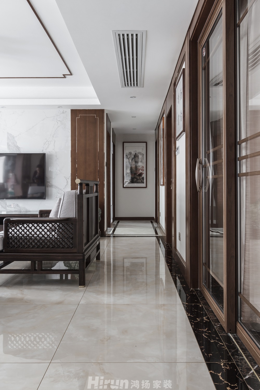 建發中央悅府140㎡復合寫意四居室 裝修案例實景圖-004