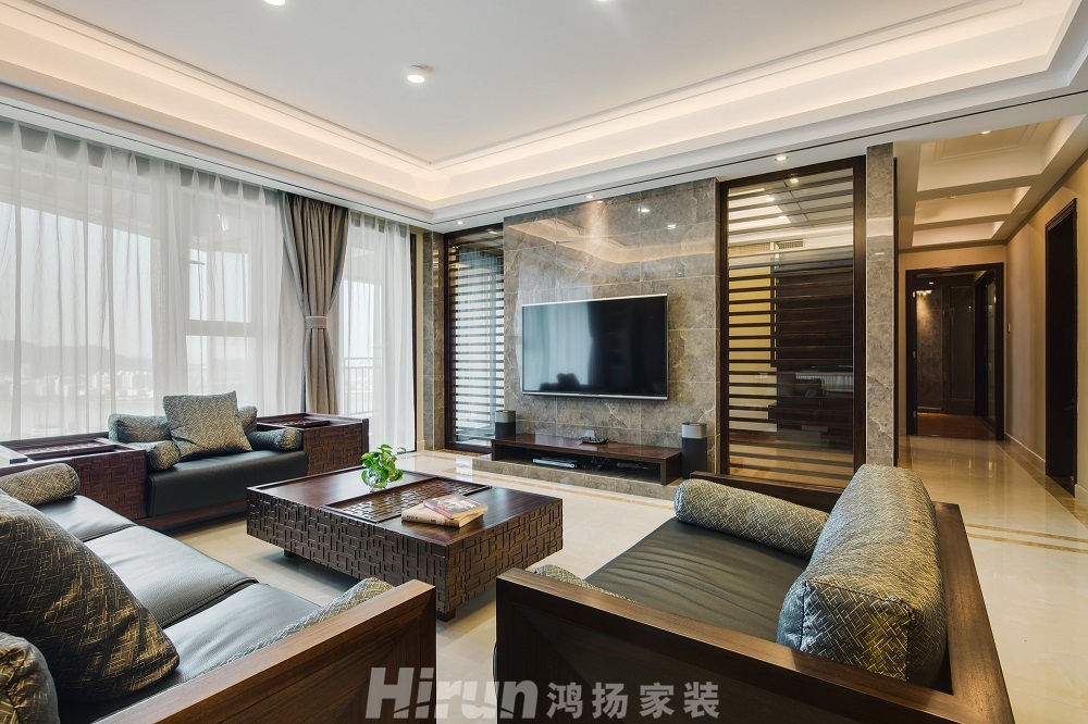 潮宗御苑160㎡寫意木構四居室 裝修案例效果圖-_Q2A5646- (7)