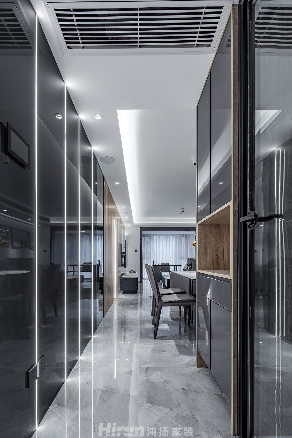 梅溪青秀 115㎡雅致現代三居室 裝修案例效果圖-_Z6A9996-HDR