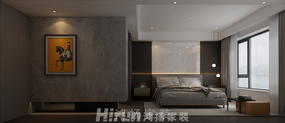 萬(wàn)科紫臺(tái)230㎡雅致現(xiàn)代大平層 裝修案例效果圖-Z132497086035289