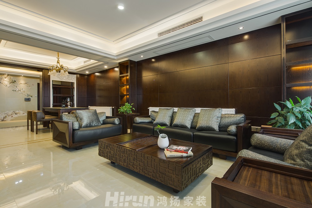 潮宗御苑160㎡寫意木構四居室 裝修案例效果圖-_Q2A5646- (4)