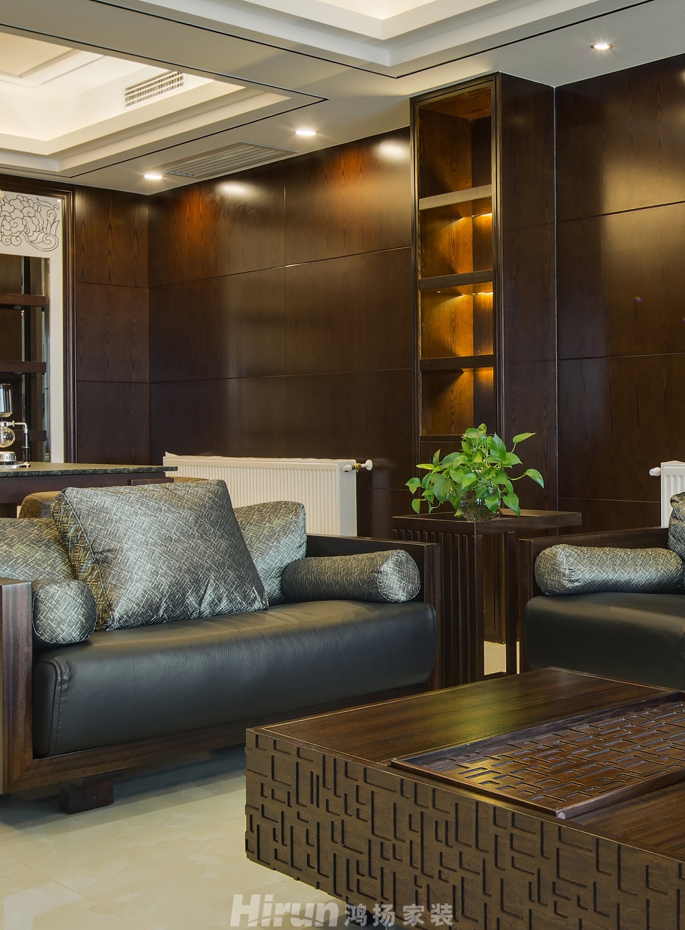 潮宗御苑160㎡寫意木構四居室 裝修案例效果圖-_Q2A5646- (16)