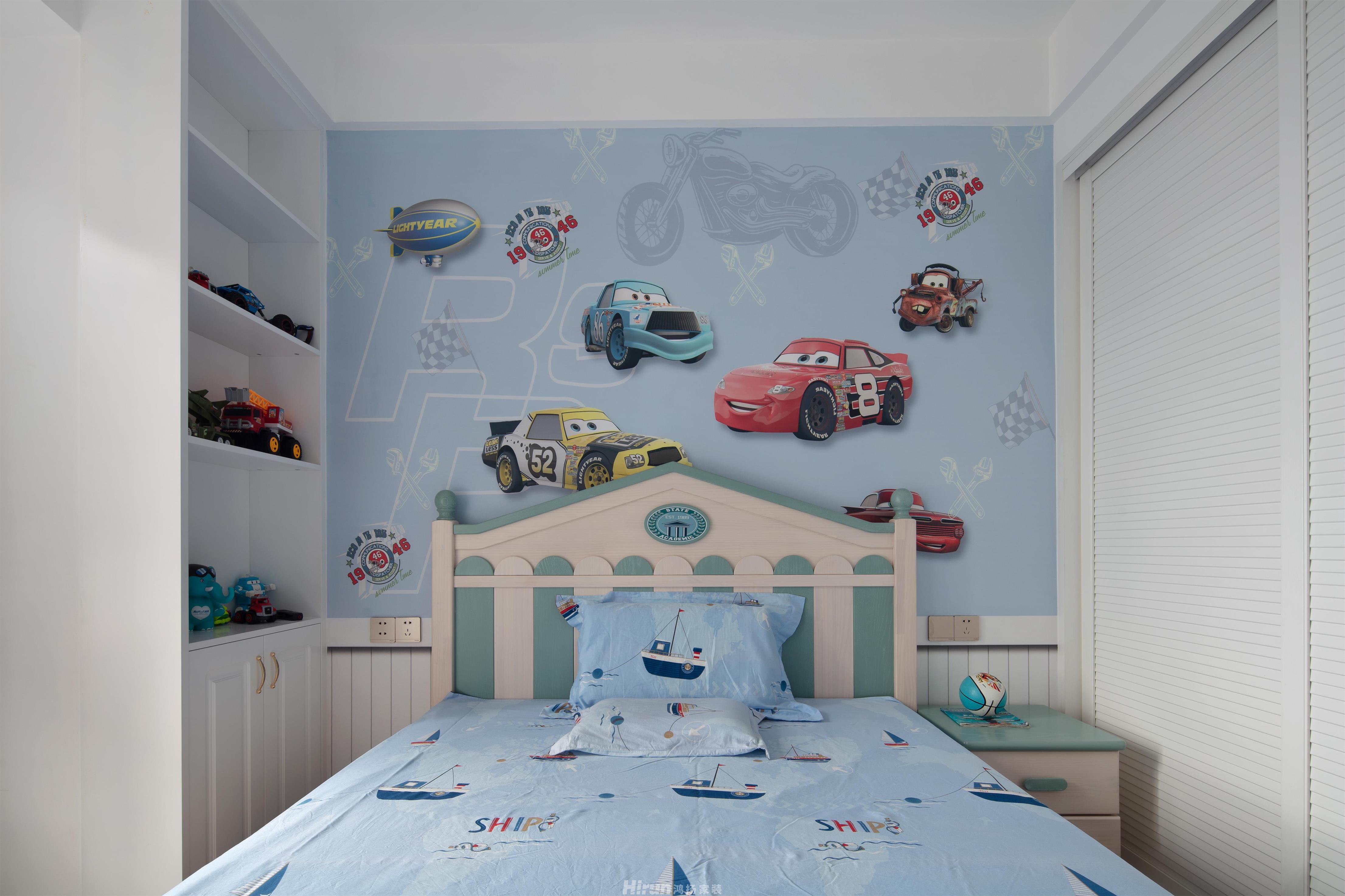 建發中央公園  140㎡新裝飾主義三居室 裝修案例效果圖-SWSY2020-10